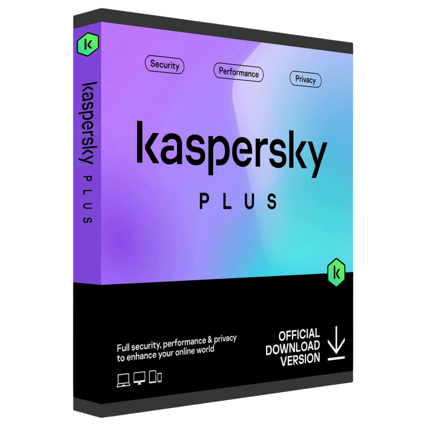 Kaspersky Plus – 3 Postes | 1 An
