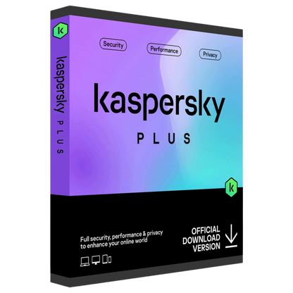 Kaspersky Plus – 3 Postes | 1 An