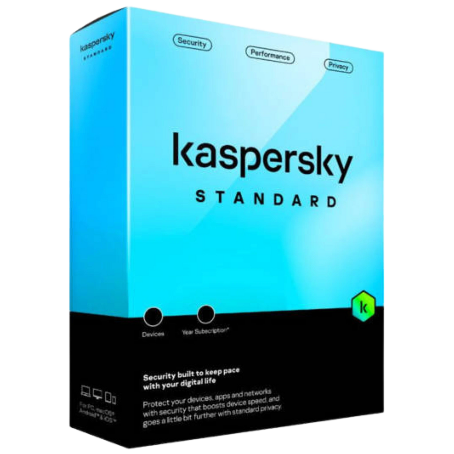 Kaspersky Standard – 3 Poste | 1 An