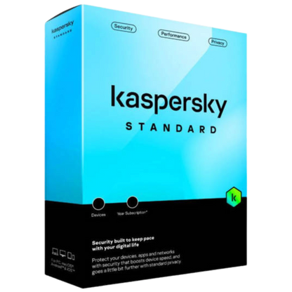 Kaspersky Standard – 3 Poste | 1 An